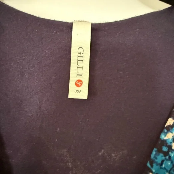 Gilli Elegant Blue and Black Patterned Dress - Picture 3 of 5